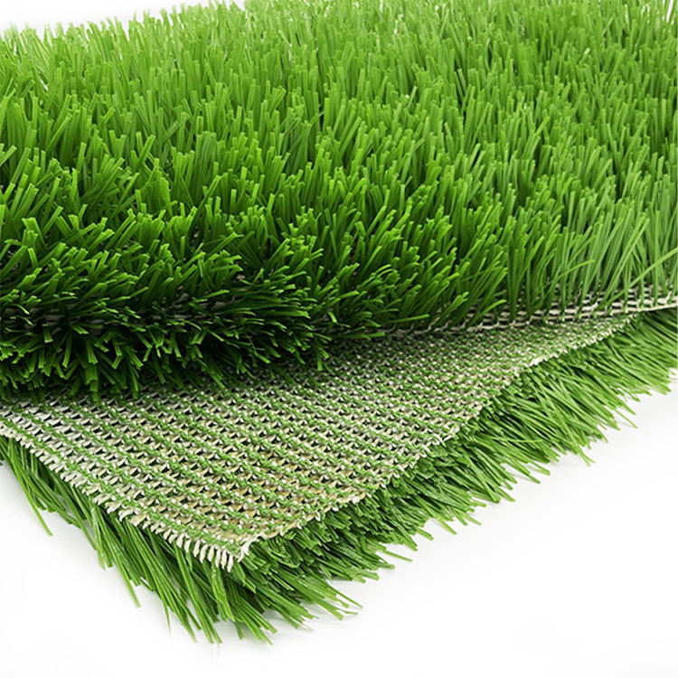 Professional Soccer Field Woven Grass True and False Blended Weaving 50 mm Artificial Turf