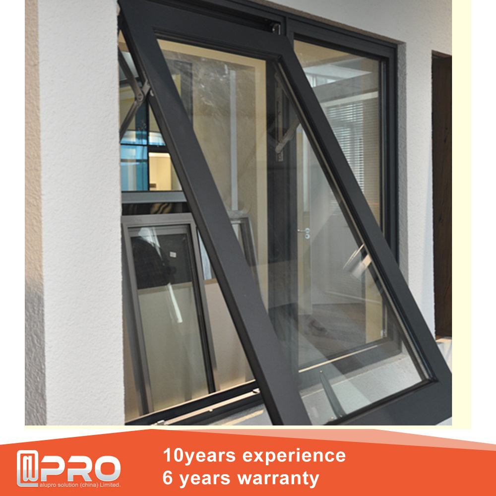 Modern hot design australian standard double glazed Cheap Small aluminum glass Top Hung window awning windows philippines