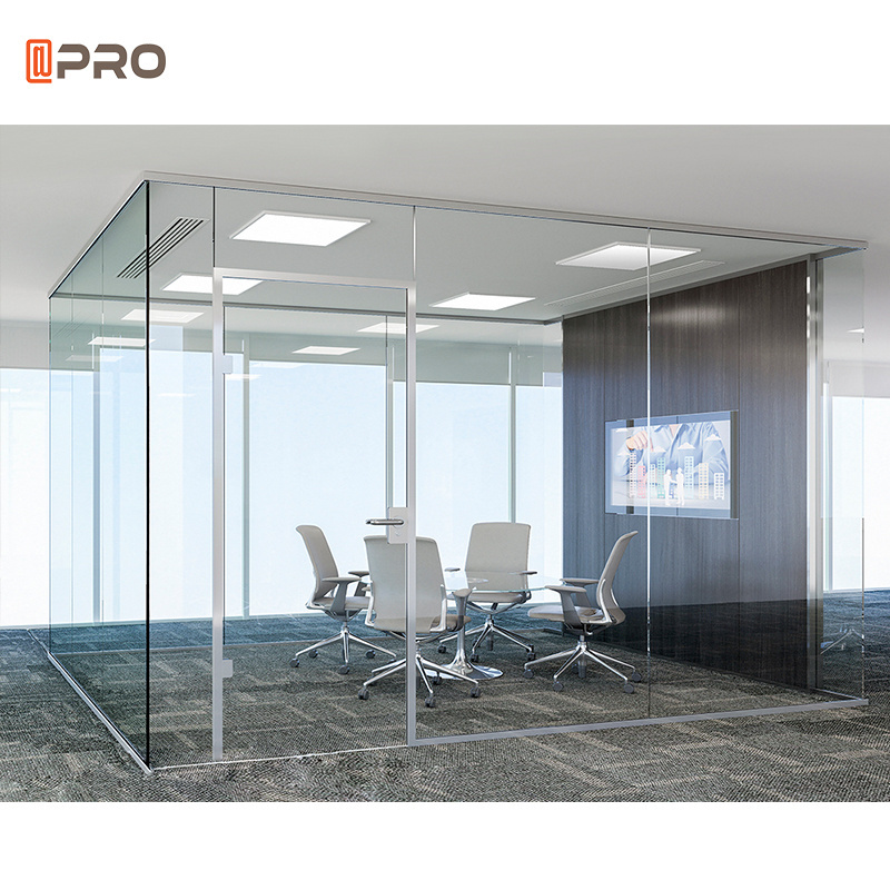 APRO full view design Latest Office Partition Private Office Booth Seating Modern Office Workstations acoustic partition