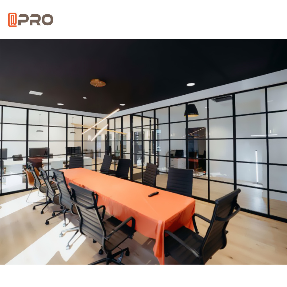 new modern acoustic partition wall glass office partition wall APRO 2024 Latest Brooklyn design office partition