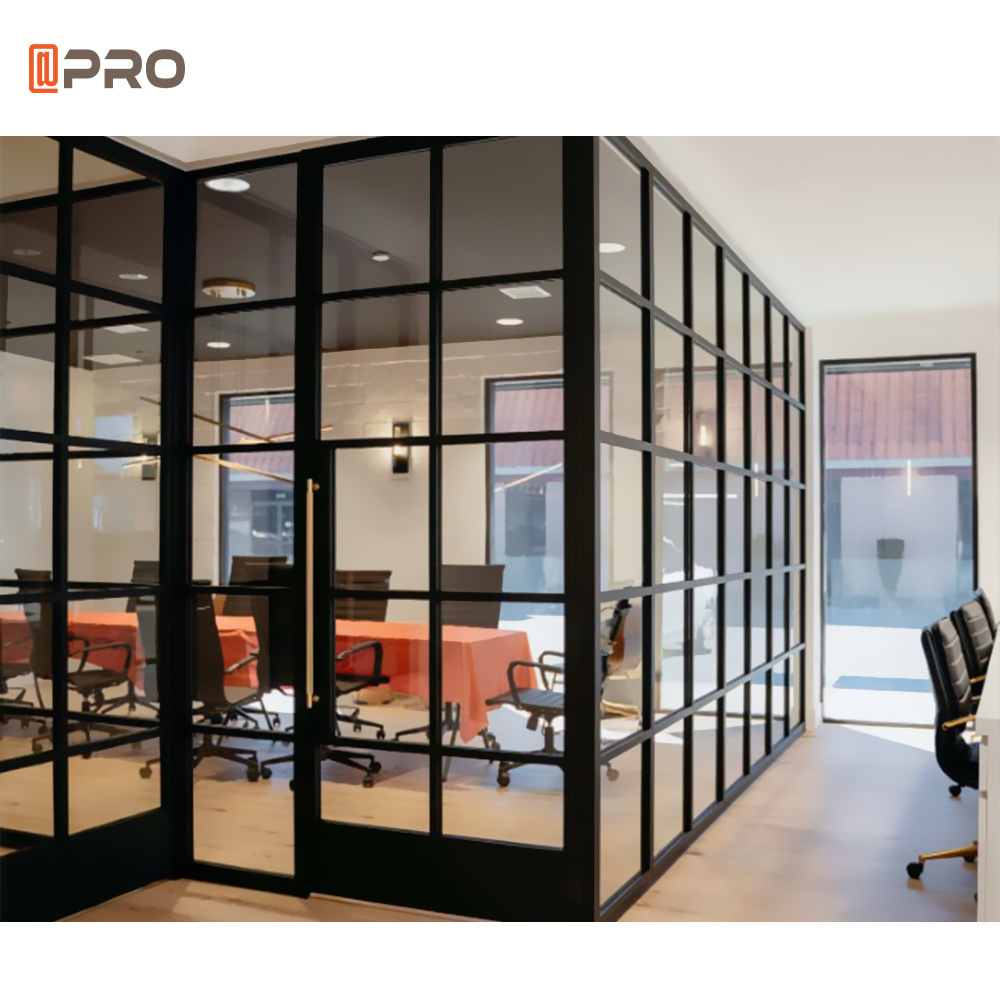 new modern acoustic partition wall glass office partition wall APRO 2024 Latest Brooklyn design office partition