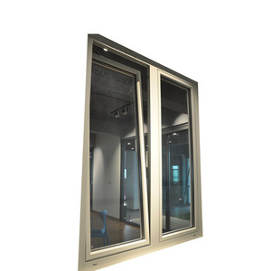 2021 European style tilt and turn window aluminum windows with frame jalousie aluminium double glazed window tilt and turn