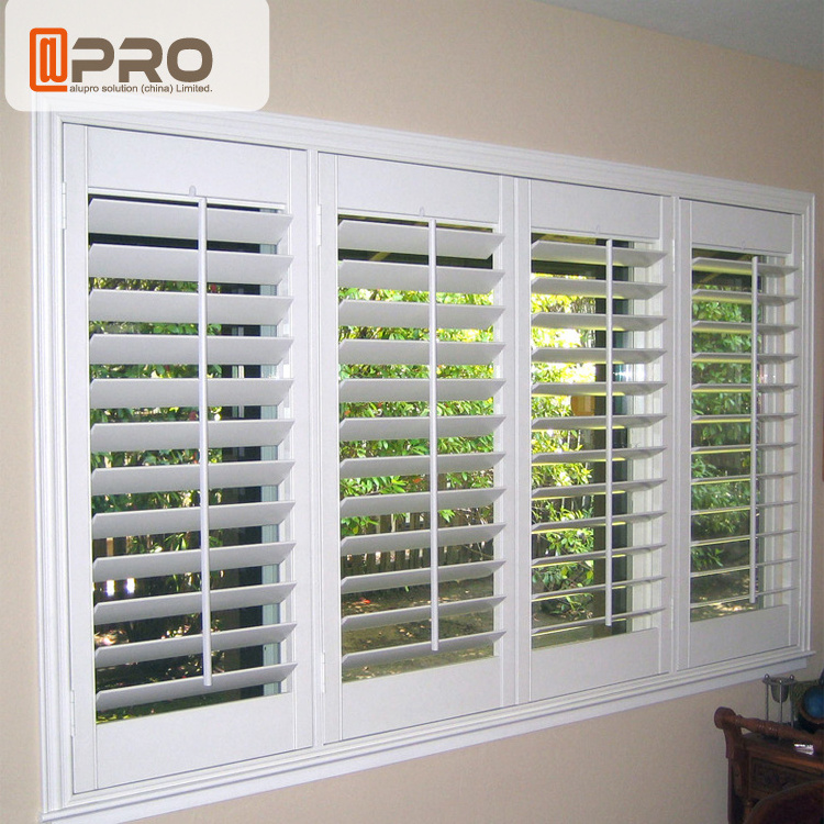 APRO Australia Standard aluminium louver windows motorised louver window frames commercial glass louver window