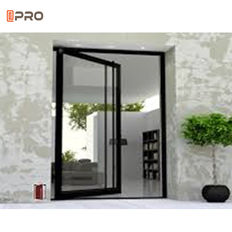 Made in china wholesale entry doors and window Aluminium Hing Swing pivot entry doors security front entry hinges door