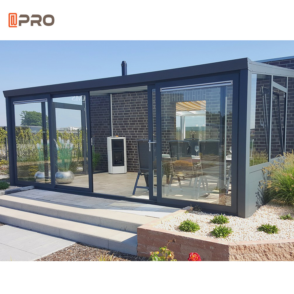 APRO winter garden villa house free standing veranda aluminium glass sunroom