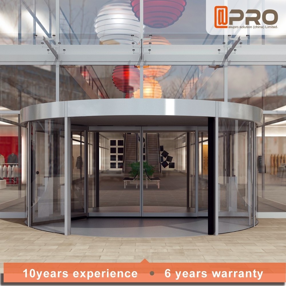 2023 Automatic Commercial shopfront double swing glass door revolving door slide gate opener motor automatic sliding door