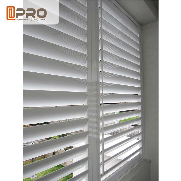 APRO Australia Standard aluminium louver windows motorised louver window frames commercial glass louver window