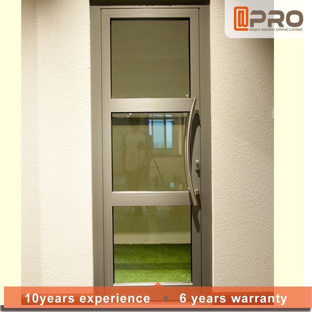 New Building Project Customized Aluminum Door Aluminium Bathroom Doors Aluminium Automatic Hinges Swing Pivot Door