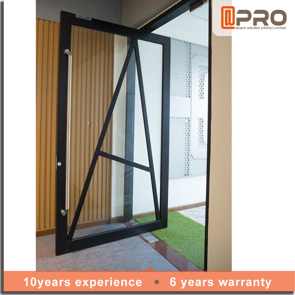 Latest Design Customized Main Gate Design Aluminum Glass Front Door Designs Photo aluminium floor spring floor glass door