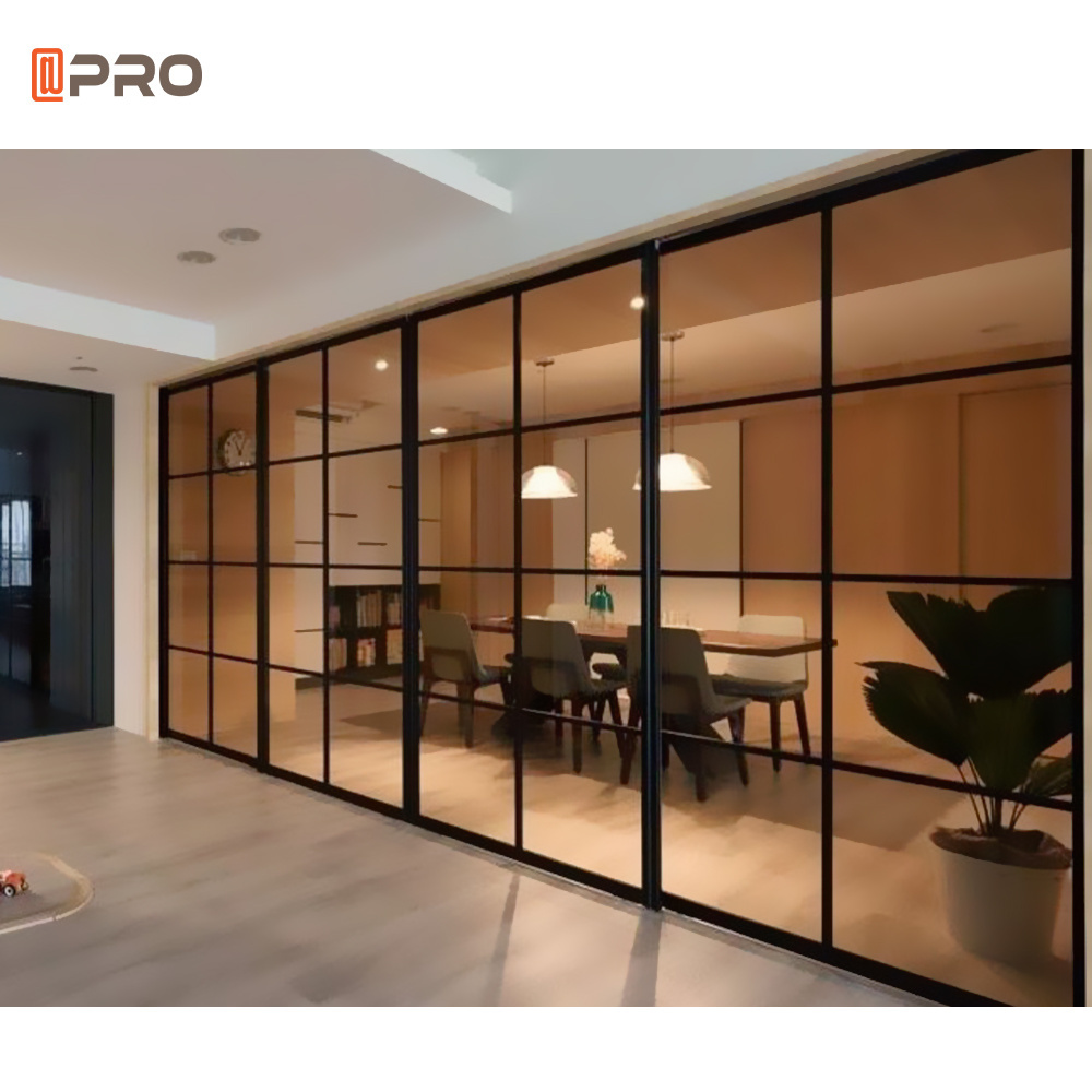 APRO 2024 Latest Brooklyn design office partition building project bi fold partition walls soundproof divider wall for Hotel