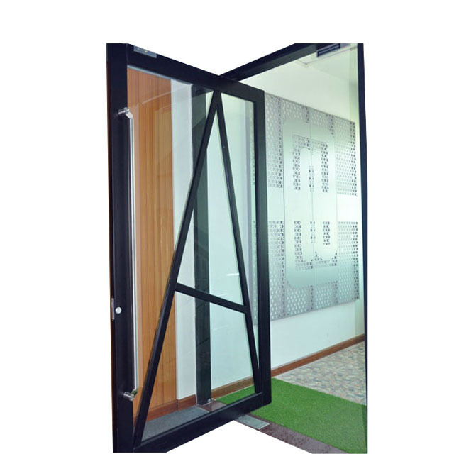 latest Modern house aluminum office door spring machine door closer floor spring entry security screen door lowes