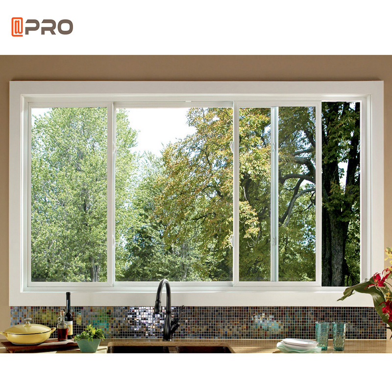 AS2047 APRO American Standard  Hurricane Impact Aluminum energy efficient sliding windows double glass aluminum sliding window