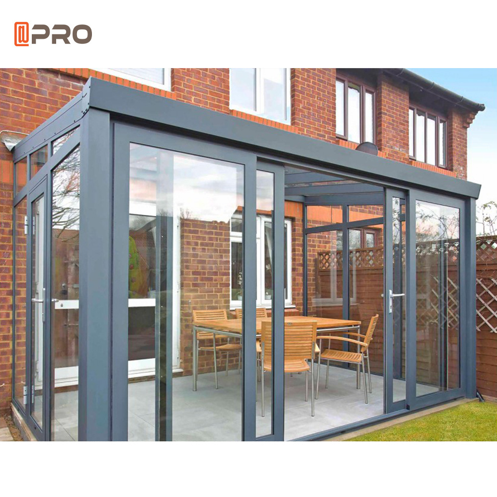 APRO winter garden villa house free standing veranda aluminium glass sunroom