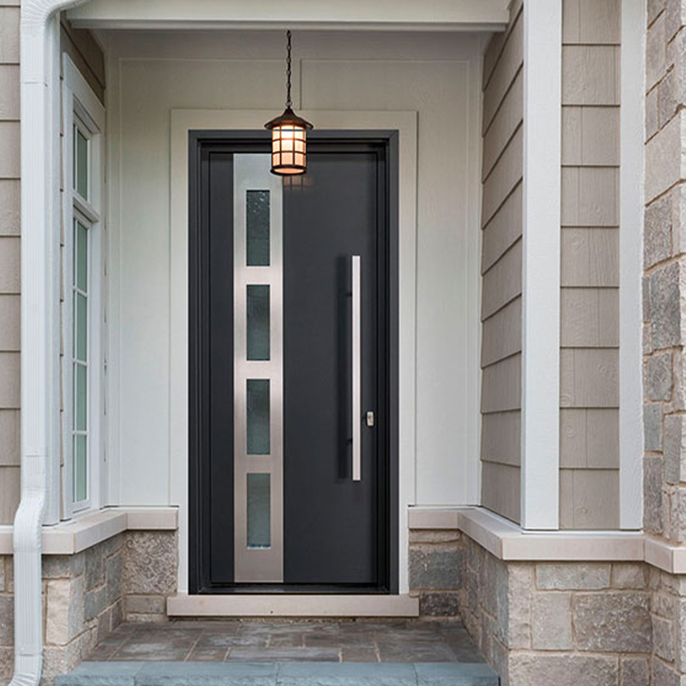 Double Front Entry Door with Glass Panels | Contemporary Entry Door | Decorative Front Door