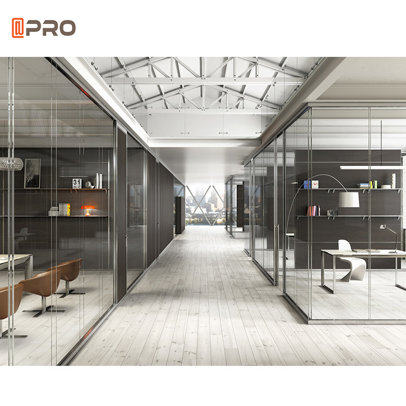 APRO full view design Latest Office Partition Private Office Booth Seating Modern Office Workstations acoustic partition