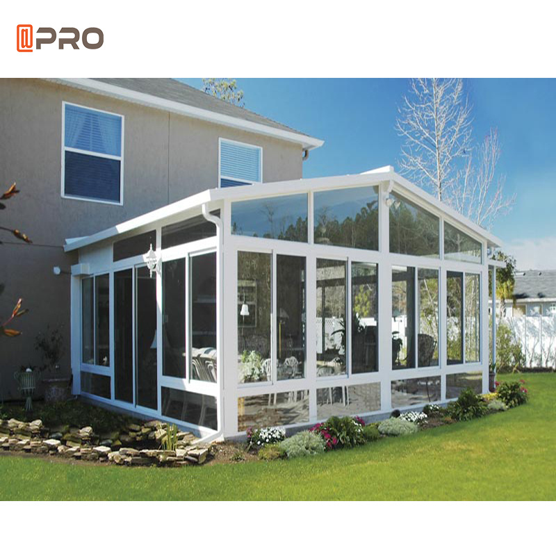 China factory customized sun room outdoor glass room for garden glass house sunrooms glass houses sunroom aluminum bathroom