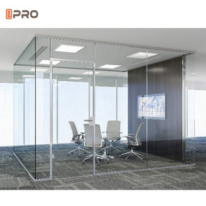 APRO design full view acoustic partition wall office divider partition soundproof office partition movable divider