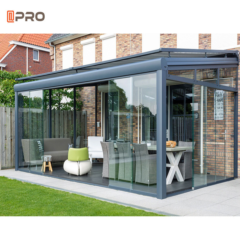 APRO winter garden villa house free standing veranda aluminium glass sunroom