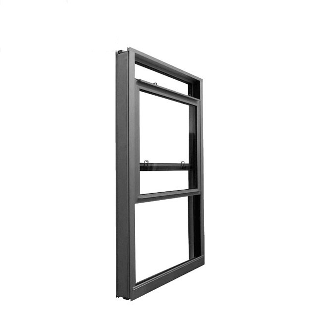 Window Aluminum Single Hung Window Soundproof Aluminum Graphic Design Customized Modern Aluminum Alloy Hotel Sliding Vertical