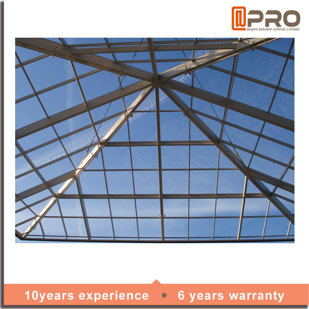 Big Project Aluminum frame Glass skylight roofing factory tempered glass open Skylight window roof dome roof skylight curtain