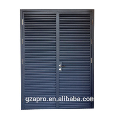 Modern fashion remote control roller shutter door interior shutter door Aluminium Casement Swing Hinges Fold louver panel door