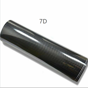 7D Carbon Fiber Car Film High Gloss Car Vinyl Wrap Black Carbon Fiber Auto Decorative Film