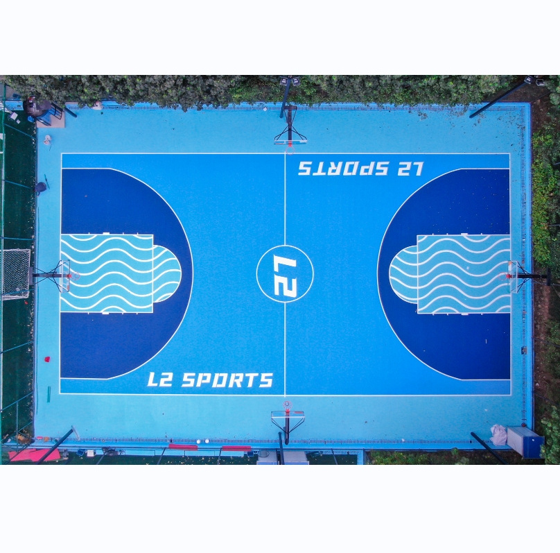 Cost-effective Acrylic Acid Synthetic Sport Court Flooring Coating Painting For Basketball Court