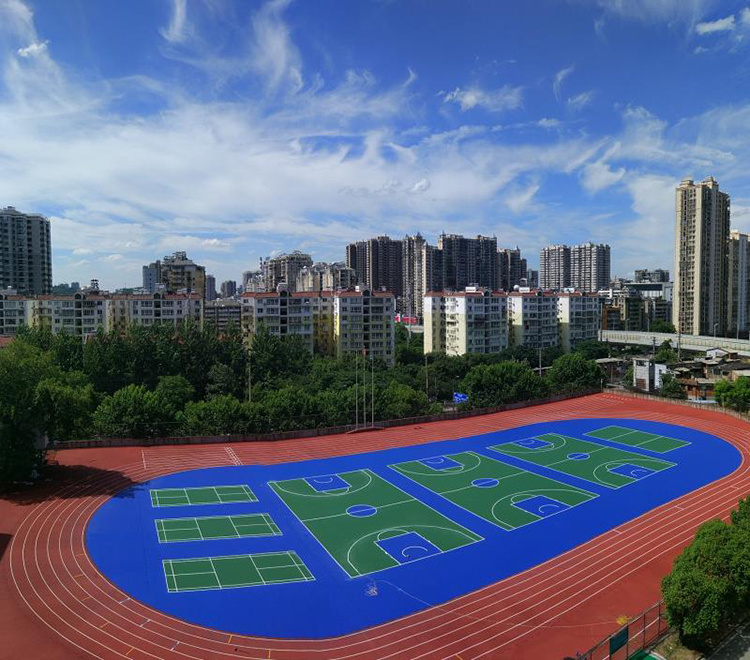 Factory price synthetic athletic track tartan running tracks for school playground