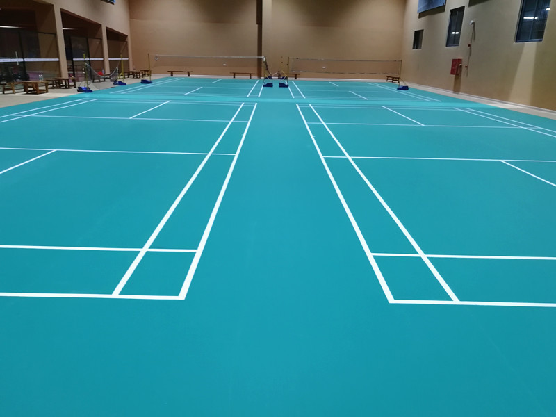 5mm 7mm high quality professional indoor pvc sport floor badminton court badminton floor mat