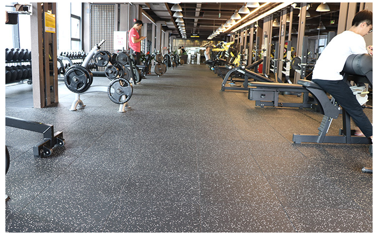 ASHER Shock absorbing noise reduction rubber flooring crossfit rubber flooring for gym