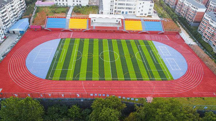 Factory price synthetic athletic track tartan running tracks for school playground