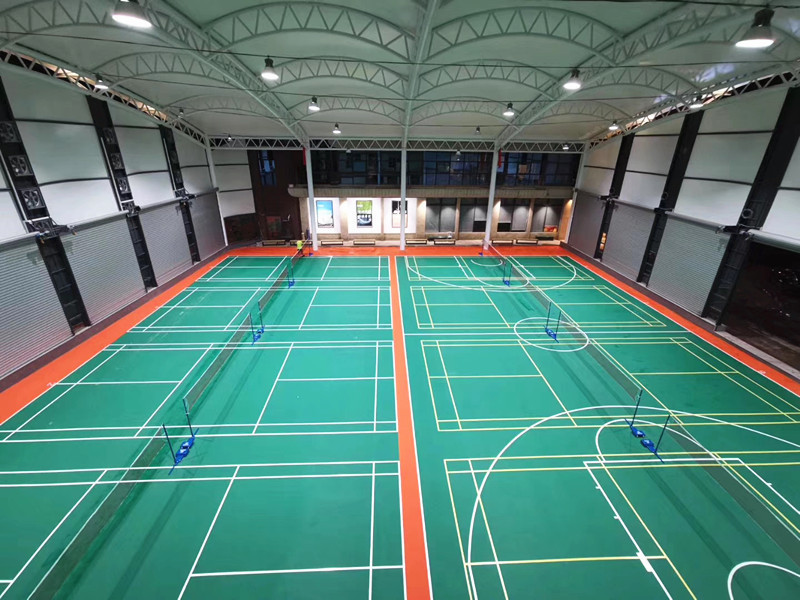 5mm 7mm high quality professional indoor pvc sport floor badminton court badminton floor mat