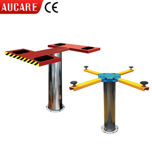 CE certificated 4000kg penumatic  working anti-rust hydraulic  in ground single post car lift  for car wash