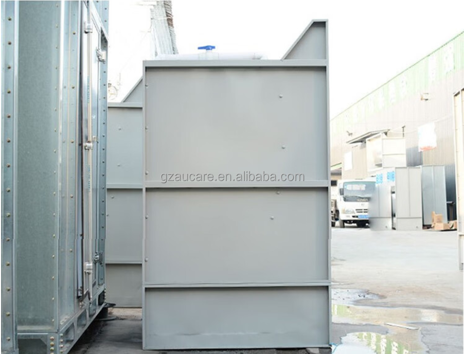 furniture wood working wet water curtain spray booth for waste painting treatment