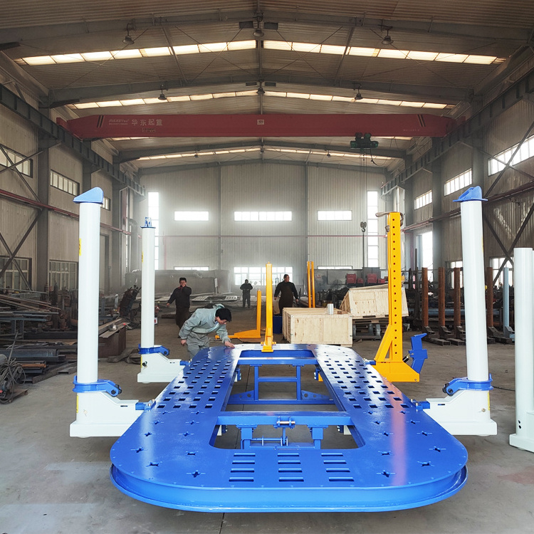 whole platform lifting electric pump penumatic  pump  Car Body Collision Repair Frame Bench/Auto Chassis Pulling Machine