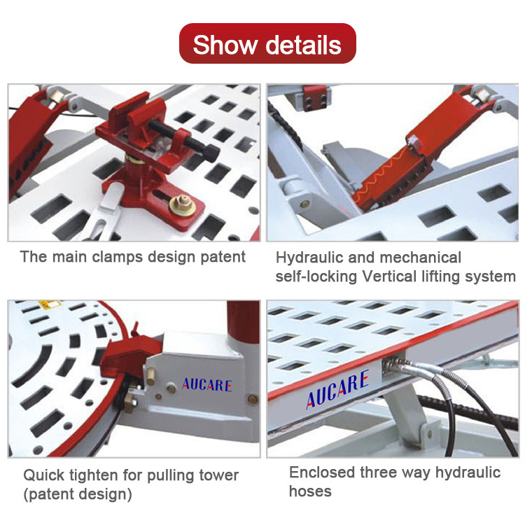 whole platform lifting electric pump penumatic  pump  Car Body Collision Repair Frame Bench/Auto Chassis Pulling Machine