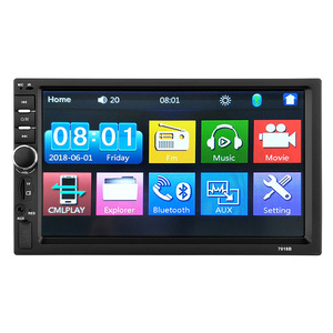 Universal Car Dashboard DVD Player 7 Inch DVD Player Car Stereo Touch Screen DVD Player Car Android Phone 87.5-108mhz Handsfree