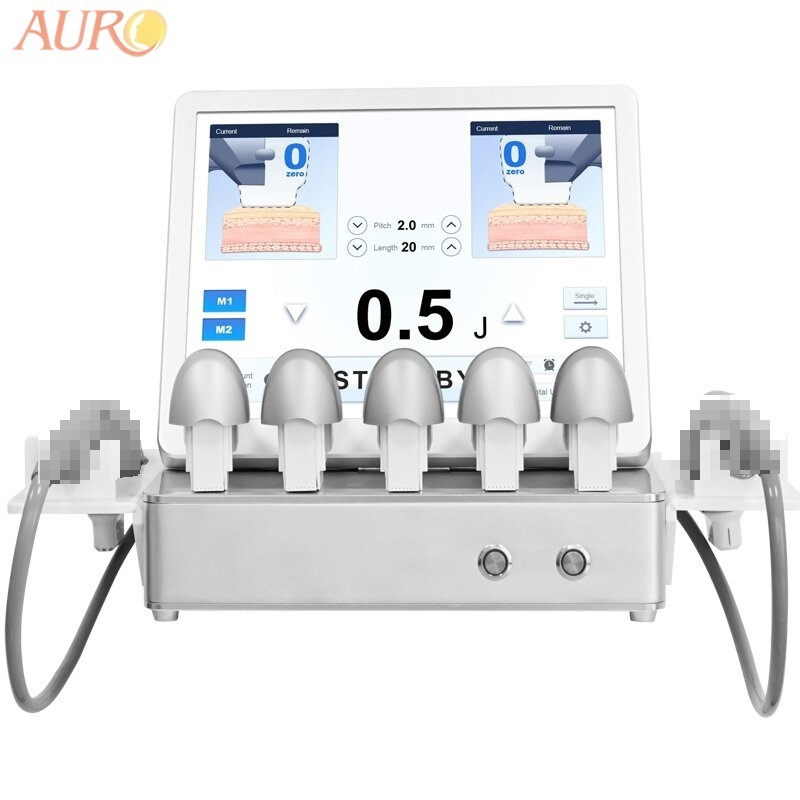 Au-S630 Professional Wrinkle Remove Skin Lifting 2 Handles HIFU Face Body Shape 7D Hifu Machine