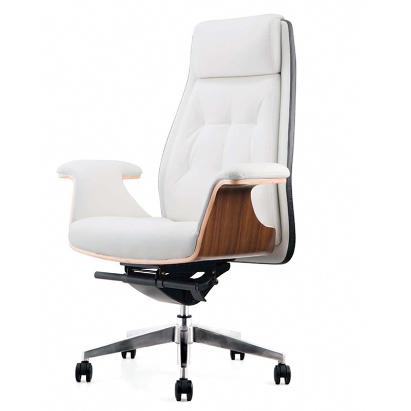 modern white high quality adjustable height back support gaming home ergonomic executive swivel leather office chairs wheels