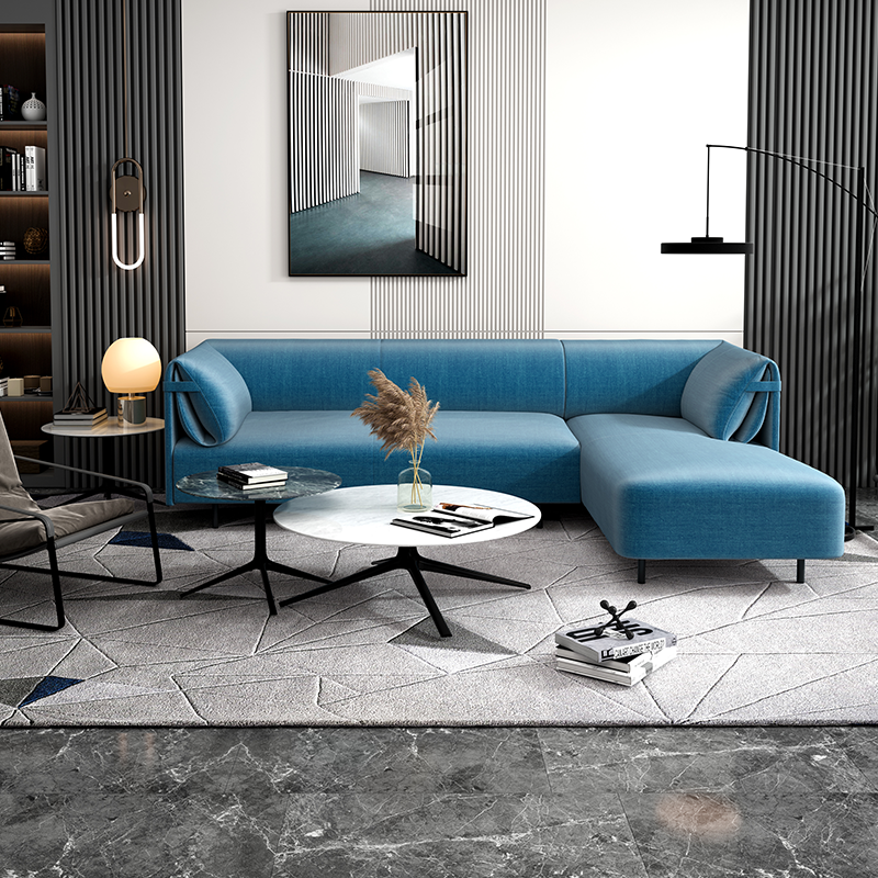 Most Popular Large Home Italian Modern Design Furniture Modular Leather Sofa Set L Shape Luxury Sectional Couch Living Room Sofa