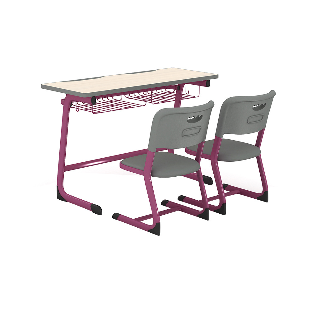 China supplier maple student preschool desk and chair