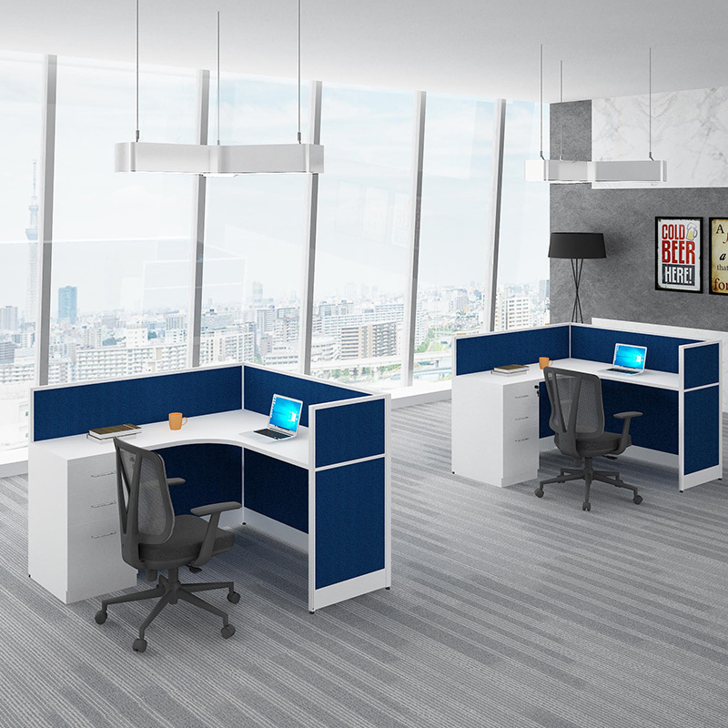 2023 Modern Office Workstation 2/4/6 Seater Office Furniture Desks Call Center Cubicles Partition Office Workstations