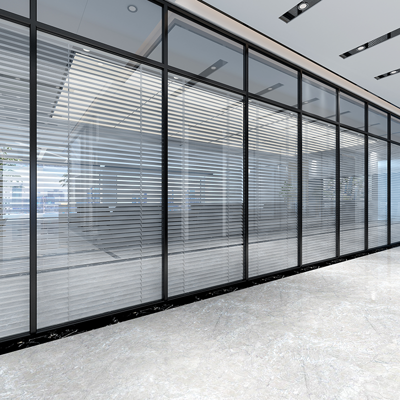 Factory Price Modular Office Furniture Modern Design High Aluminum Office Cubicle Glass Partition Wall