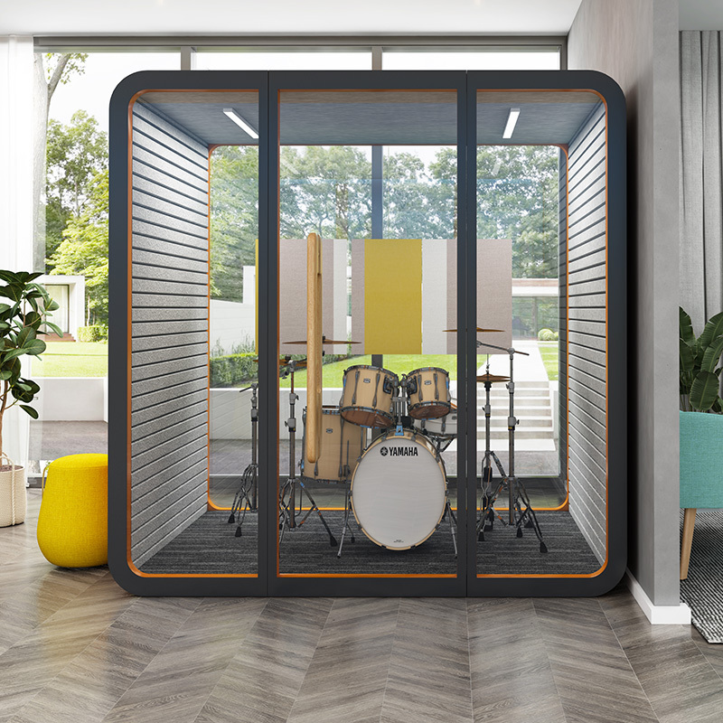 Large Sound Proof Modular Indoor Outdoor Multi-person Office Meeting Pod Booth Acoustic Office Pods