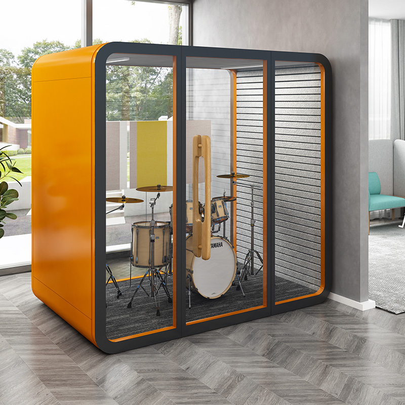 Large Sound Proof Modular Indoor Outdoor Multi-person Office Meeting Pod Booth Acoustic Office Pods