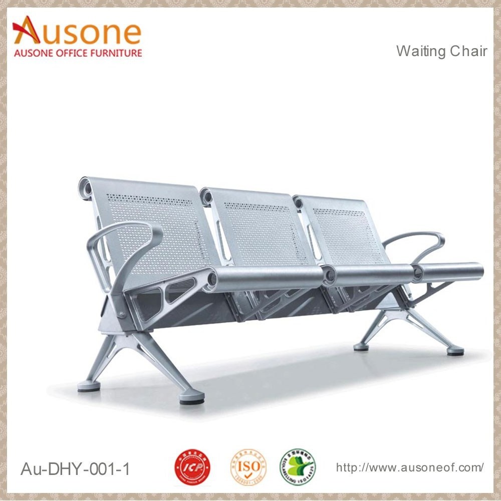 High Quality Airport Stainless Steel 3-Seater Waiting Chair