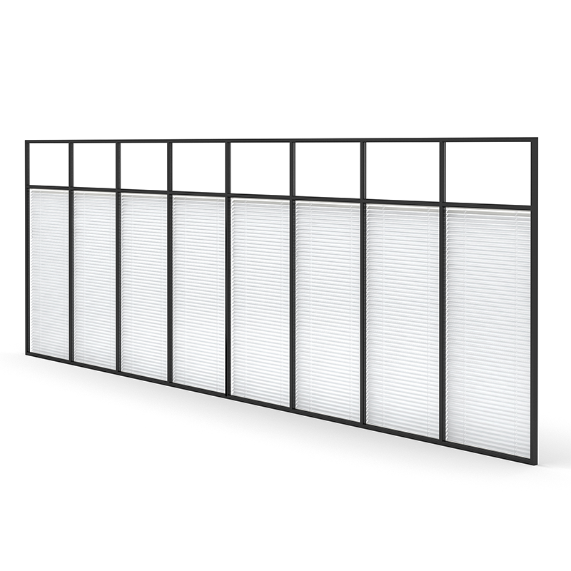 Factory Price Modular Office Furniture Modern Design High Aluminum Office Cubicle Glass Partition Wall