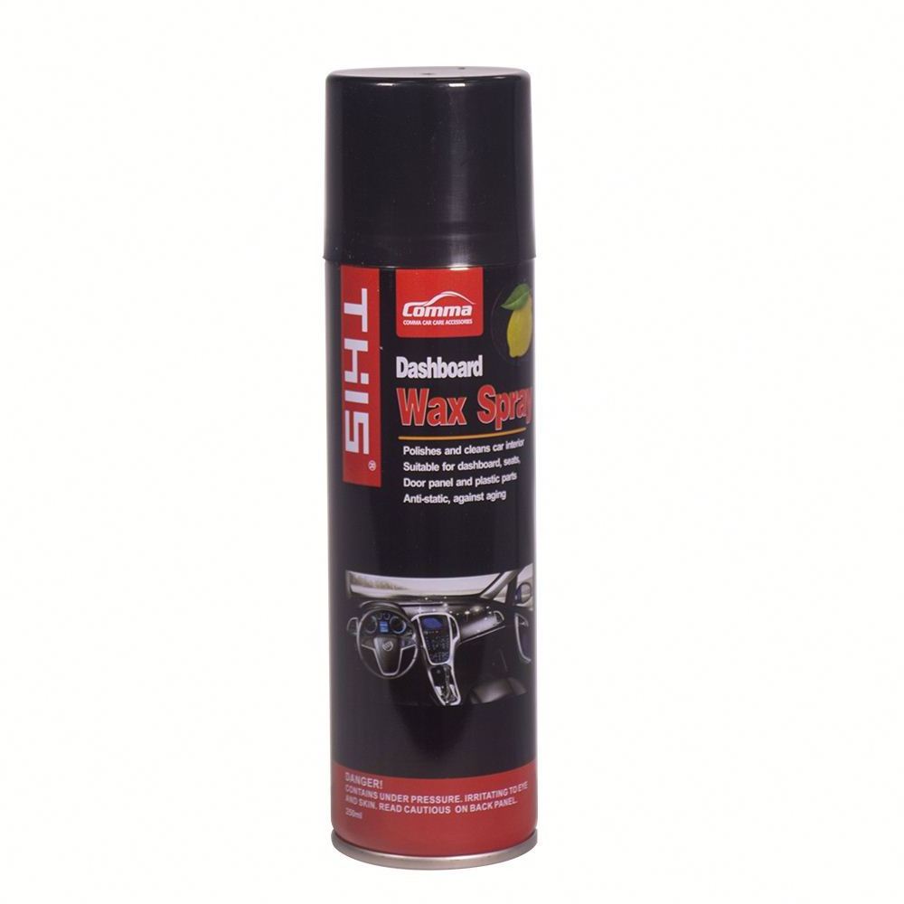 In Stock Free Sample car care silicone dashboard and leather polish cleaner wax spray