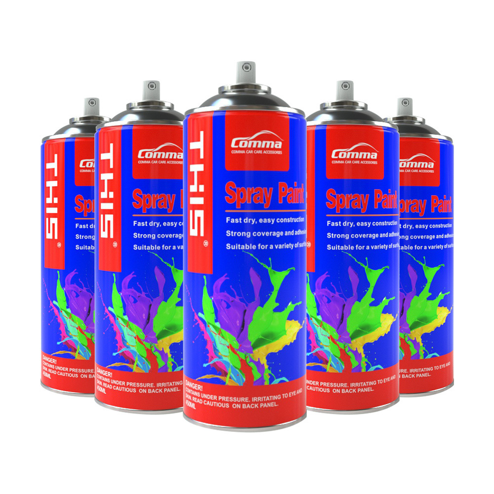 Car Paint 450ml tin spray paint fluorescent metallic protection graffiti aerosol spray paint color