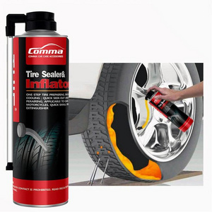 Available stock suppliers inflator car  tire sealant car puncture tire patch spray liquid rubber tire repair